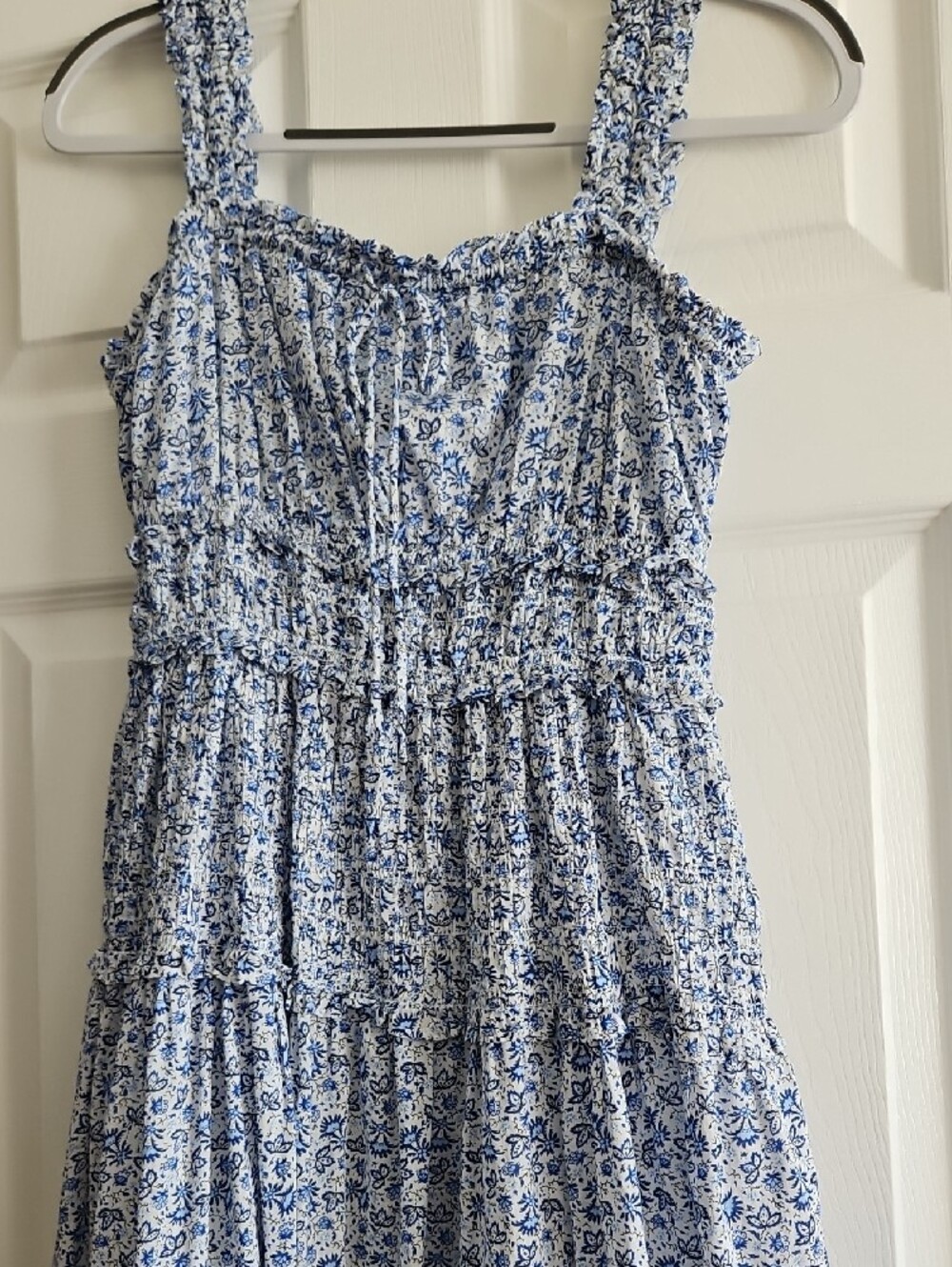 Blue Floral Doen x Gap Midi Dress - Picture 2 of 4